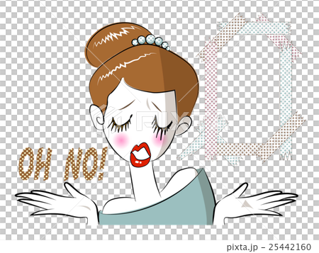 令人尷尬的女人和氣球（半透明膠帶） 25442160