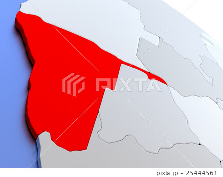 Namibia on world map 25444561