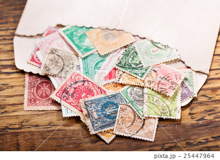 Old postage stamps 25447964
