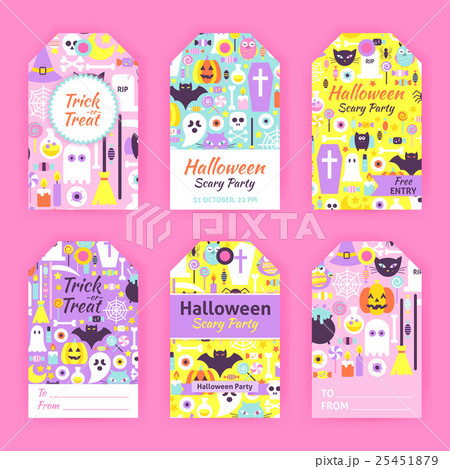Trendy Halloween Gift Tag Labels 25451879