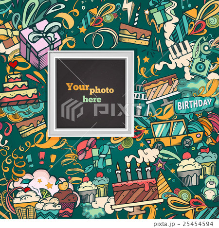 Vector template photo frame 25454594