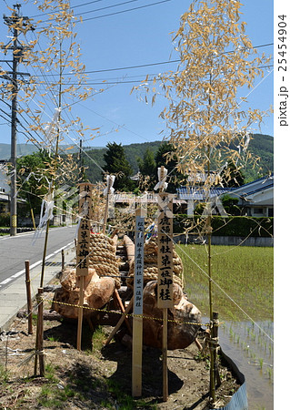 松本市 千鹿頭神社の御柱 松本市 千鹿頭神社の御柱 25454904
