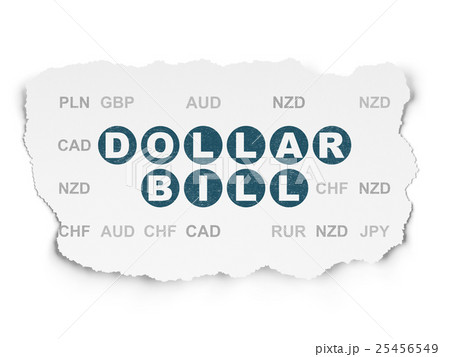 Money concept: Dollar Bill on Torn Paper Money concept: Dollar Bill on Torn Paper 25456549