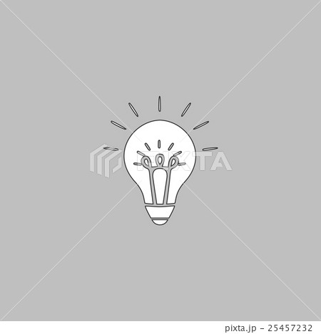 Bulb computer symbol Bulb computer symbol 25457232