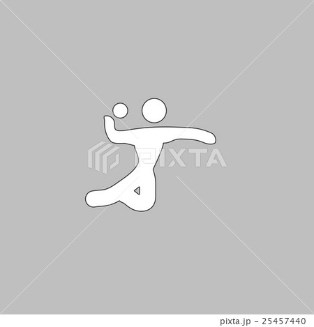 Volleyball computer symbol Volleyball computer symbol 25457440