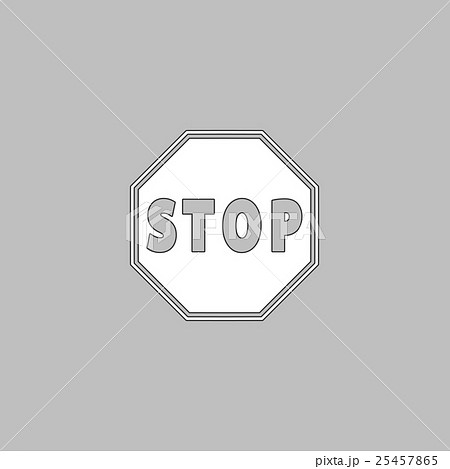 stop sign outline