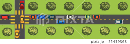 Scene with cars on the road 25459368