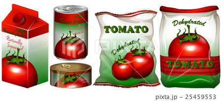 Tomato in different packaging Tomato in different packaging 25459553