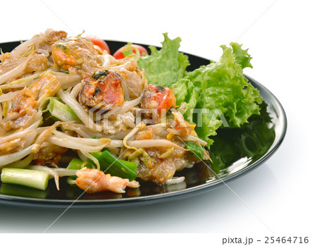 fried mussel with egg on dish image 25464716