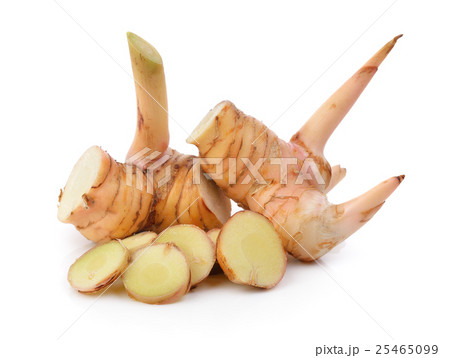 galangal on white background 25465099