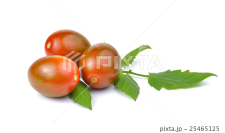 Chocolate Tomato or Brown color tomato on white 25465125