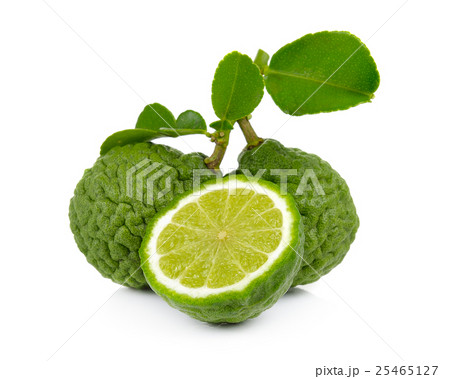 Bergamot fruit on a white background 25465127