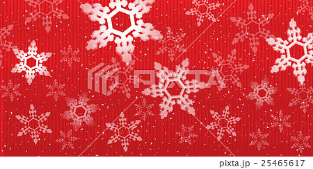 クリスマス　雪　和紙　背景  25465617