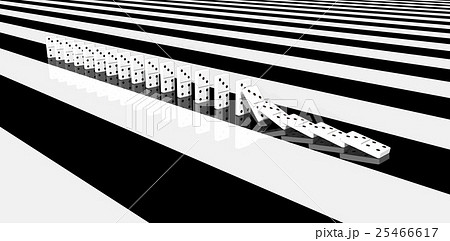 ドミノ倒しの連鎖 25466617