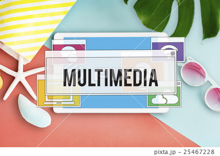 Communication Technology Online Networking Connection Concept 25467228
