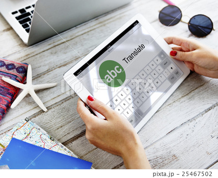 Digital Translate Application Online Concept Digital Translate Application Online Concept 25467502