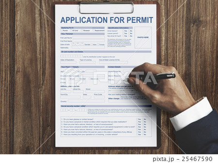 Application for Permit Form Authority Concept 25467590