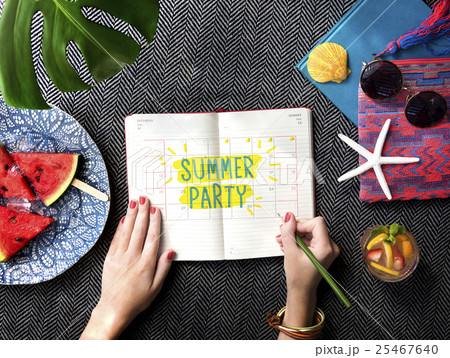 Summer Break Fun Party Banner Concept 25467640