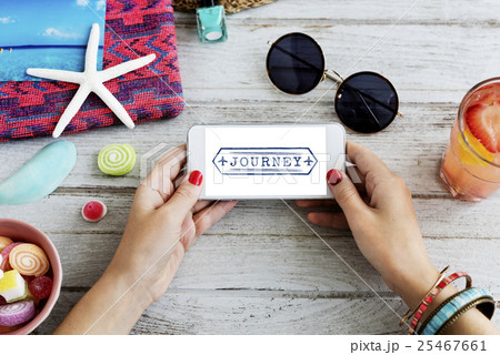 Travel Navigation Journey Vacation Trip Telephone Concept Travel Navigation Journey Vacation Trip Telephone Concept 25467661