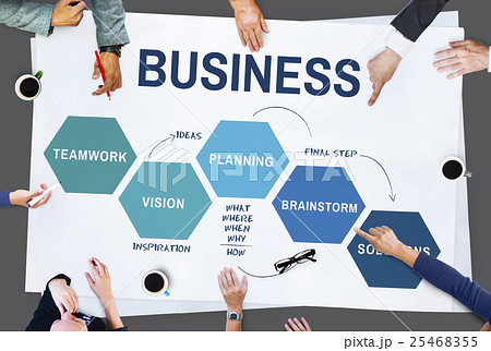 Business Strategy Vision Planning Concept 25468355
