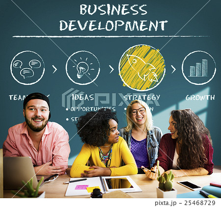 Business Development Plan Growth Strategy Concept Business Development Plan Growth Strategy Concept 25468729