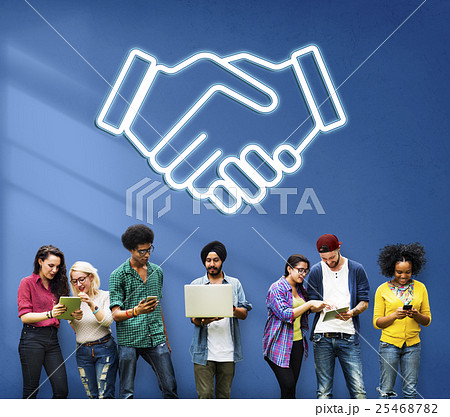 Partnership Agreement Cooperation Collaboartion Concept Partnership Agreement Cooperation Collaboartion Concept 25468782