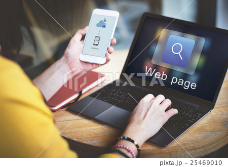 Finder Symbol Media Webpage Website Concept Finder Symbol Media Webpage Website Concept 25469010