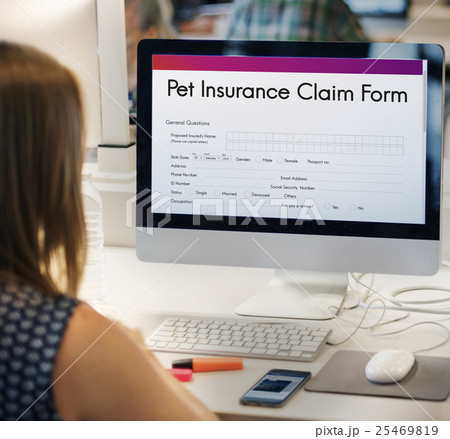 Pet Insurance Claim Form Concept Pet Insurance Claim Form Concept 25469819