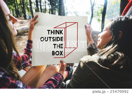 Thinking Out Of The Box Concept 25470092