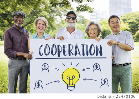 Cooperation Alliance Company Unity Teamwork Concept Cooperation Alliance Company Unity Teamwork Concept 25470106