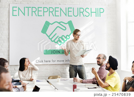 Entrepreneurship Corporate Enterprise Dealer Concept 25470839