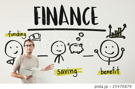 Finance Funding Savings People Graphic Concept 25470879