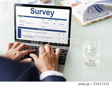 Survey Form Research Marketing Mark Concept Survey Form Research Marketing Mark Concept 25471155
