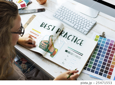 Best Practice Thumbs Up Approval Concept 25471553