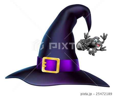 Halloween Witch Hat and Spider 25472189