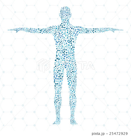 Human. Structure molecule of man. Medicine 25472929
