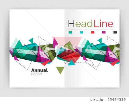 Abstract background annual report template Abstract background annual report template 25474536