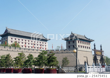 西安城壁 中国・陝西省西安 25475451