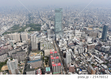 あべのハルカス周辺を空撮 あべのハルカス周辺を空撮 25476012