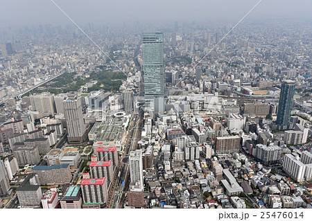 あべのハルカス周辺を空撮 あべのハルカス周辺を空撮 25476014