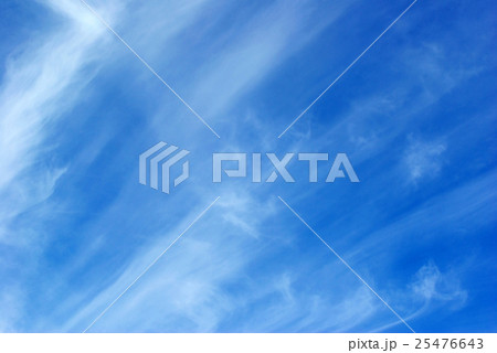 Blue sky background with tiny clouds 25476643