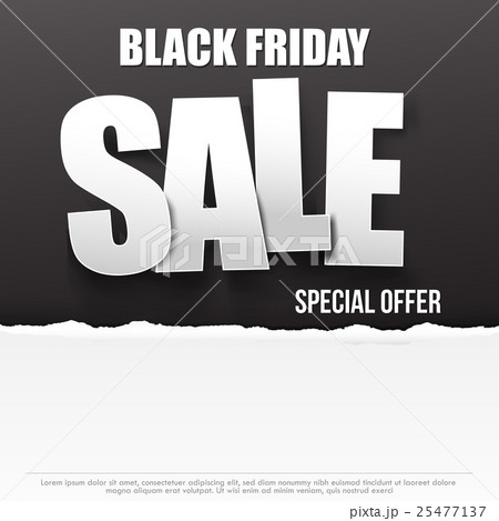 Sale text with red background and tear paper  25477137