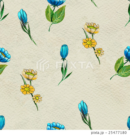 Seamless pattern with colorful flowers Seamless pattern with colorful flowers 25477180