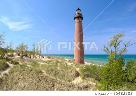 Little Sable Point Lighthouse in dunes Little Sable Point Lighthouse in dunes 25482202