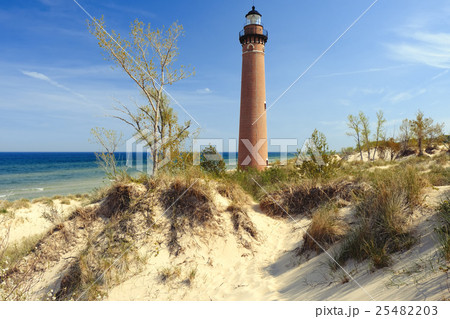 Little Sable Point Lighthouse in dunes 25482203