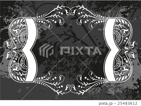 Decorative frame with pattern Decorative frame with pattern 25483612