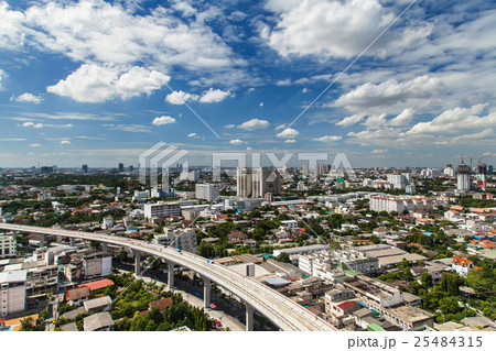 Bangkok, Thailand aerial view with skyline 25484315