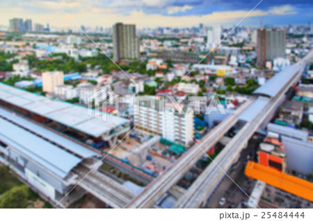 Bangkok, Thailand aerial view with skyline 25484444