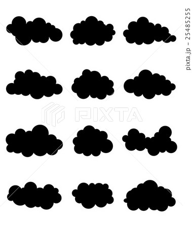 Set of clouds  25485255