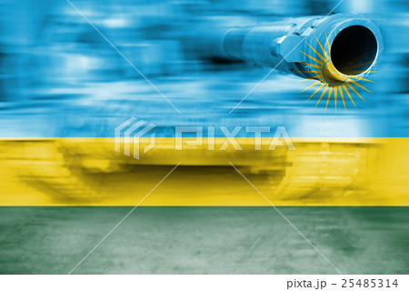 motion blur tank with Rwanda flag motion blur tank with Rwanda flag 25485314